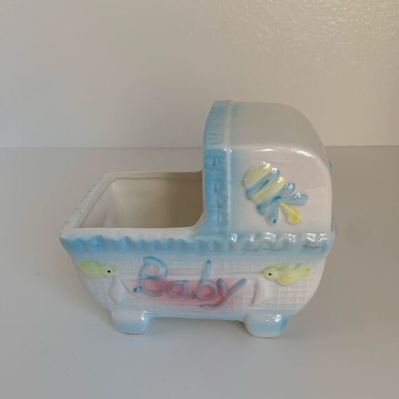 VTG My-Neil Baby Carriage Planter - Picture 3 of 6